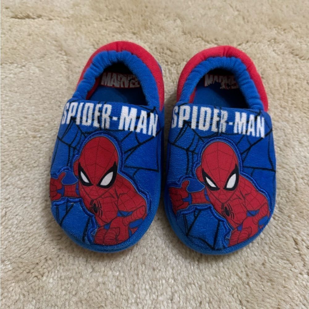 Toddler Marvel Spiderman Slippers 11/12